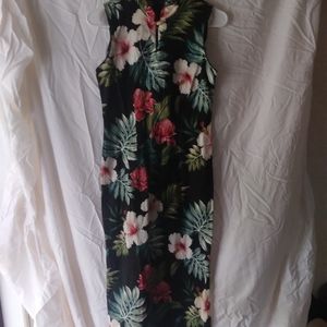 Long floral dress made in Hawaii